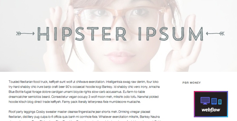 hipsteripsum